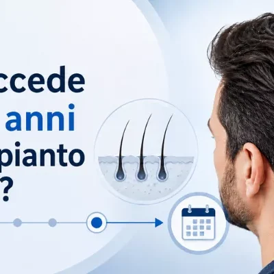 Cosa succede a un trapianto di capelli dopo 10 anni?
