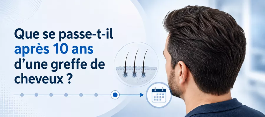 Que devient une greffe de cheveux après 10 ans ?
