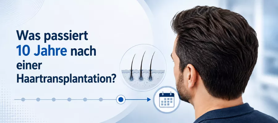 Was geschieht nach 10 Jahren mit einer Haartransplantation?